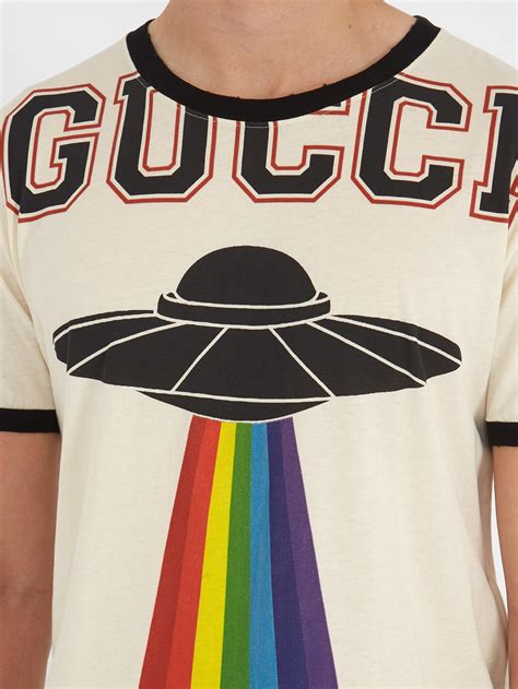 gucci ufo shirt replica|gucci shirt checker.